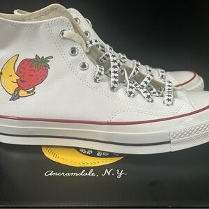 Converse Unisex Sky High Farm White High-Top Sneakers men 9.5 women’s 11.5